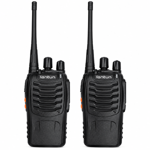 Radio Walkie Talkie LANTUN BF-888S UHF – Pack de 2 con Audífonos