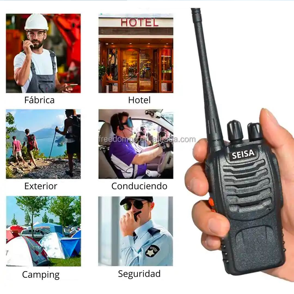 Radio walkie Talkie LANTUN ST B888S (2 Radios) Alcance 4 Km