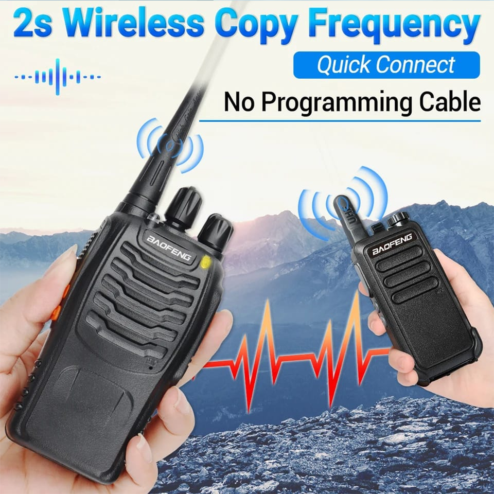 Radio walkie Talkie LANTUN ST B888S (2 Radios) Alcance 4 Km