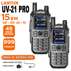 Radio Walkie Talkie UV 21 PRO - alcance 15km