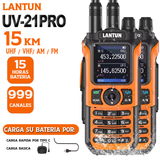 Radio Walkie Talkie UV 21 PRO - alcance 15km