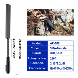 Antena para radio baofeng